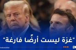 ماكرون يعارض خطة ترامب ويرفض إجبار الفلسطينيين على ترك غزة