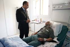 صادي يزور محمد معوش بمستشفى نفيسة حمود “بارني” سابقا