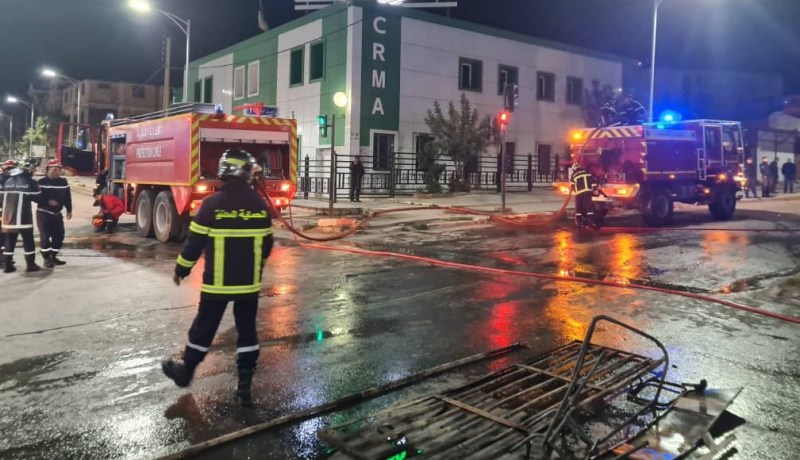 الحماية المدنية: لا خسائر بشرية في حريق مستشفى محمد بوضياف بأم البواقي