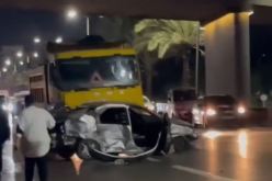 العاصمة.. 5 جرحى في إصطدام شاحنة ذات مقطورة بـ 9 سيارات