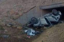 تيزي وزو.. قتيل وجريح في انقلاب سيارة وسقوطها في منحدر