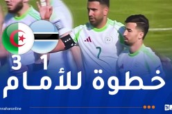 المنتخب الوطني يعود بفوز ثمين من بوتسوانا ويستعيد الصدارة