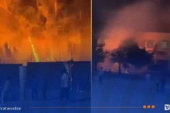 حريق داخل حديقة الياسمين ببلدية غليزان