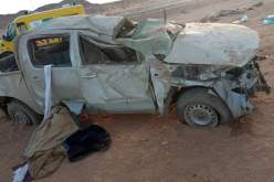 إليزي.. قتيل و3 جرحى في حادث انقلاب سيارة