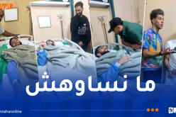 نجوم الأهلي المصري يزورون قندوسي
