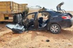 تندوف.. قتيلان و4 جرحى في اصطدام بين سيارة وشاحنة