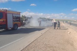 الجلفة.. احتراق شاحنة بعين الإبل