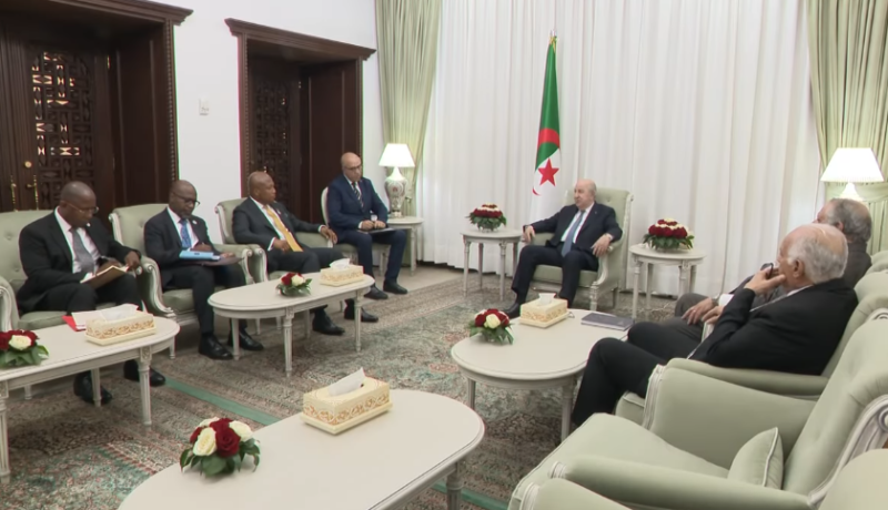 رئيس الجمهورية يستقبل وزير خارجية غانا