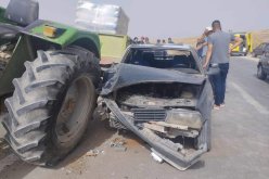 البويرة.. 7 جرحى في اصطدام سيارة بجرار فلاحي