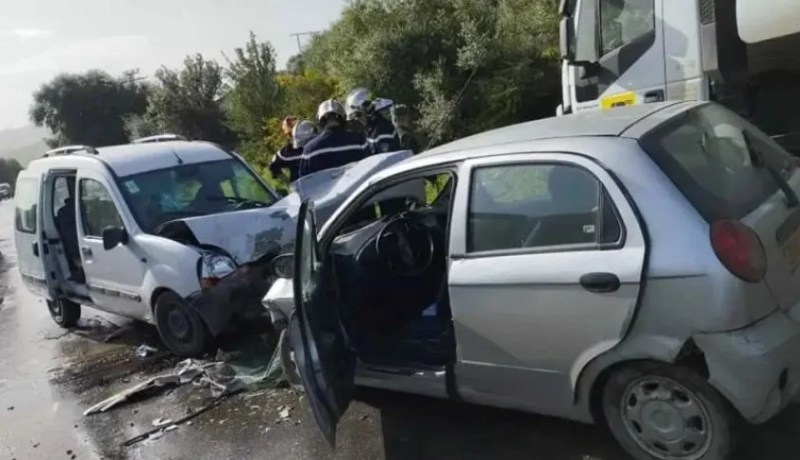 قسنطينة.. 6 جرحى في اصطدام بين سيارتين بديدوش مراد
