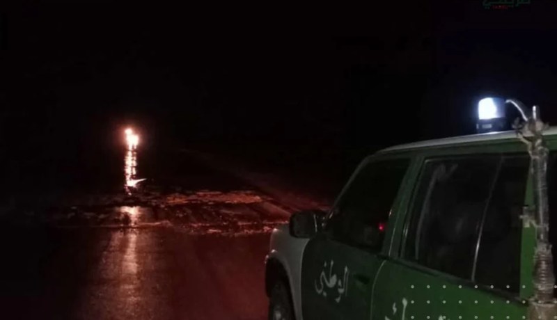 بسبب ارتفاع منسوب المياه..غلق الطريق بين رأس الميعاد وسيدي خالد بأولاد جلال