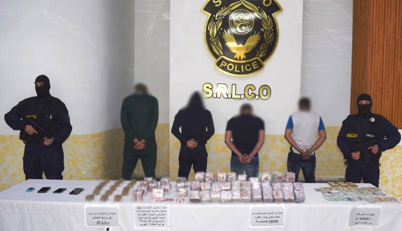 قسنطينة: توقيف 4 أشخاص وحجز قرابة 15 ألف كبسولة مهلوسات