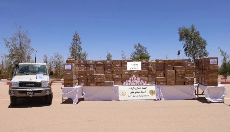 إن أمناس.. حجز أزيد من مليون قرص بريغابالين