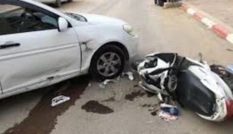 عنابة.. جريحان في اصطدام بين سيارة ودراجة نارية