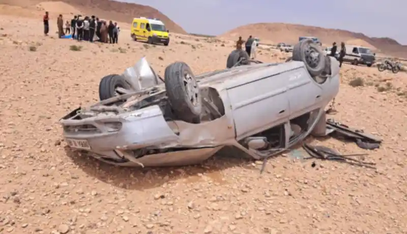 الجلفة: وفاة شاب وإصابة إمرأة إثر انحراف سيارة بمسعد