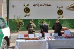 تبسة: حجز مخدرات.. 7500 قرص مهلوس وأسلحة