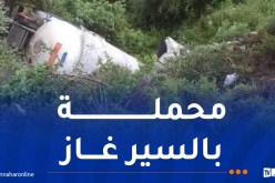 إصابة شخص إثر إنقلاب شاحنة في قالمة