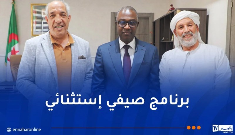 حيداوي يلتقي حميد عاشوري ولخضر بوخرص للتحضير لمخيمات صيف 2025