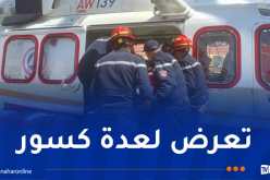 أولاد جلال.. نقل شاب بواسطة مروحية إلى مستشفى مصطفى باشا