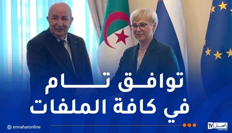 رئيس الجمهورية: الجزائر بلد موثوق ومستعد لتلبية طلبات سلوفينيا من الغاز
