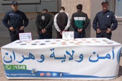 حجز 2000 قرص مهلوس وتوقيف 3 تجار مهلوسات بوهران