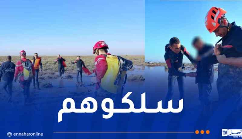 المدية: إنقاذ شخصين حاصرتهما سيول وادي الطويل ببوغزول