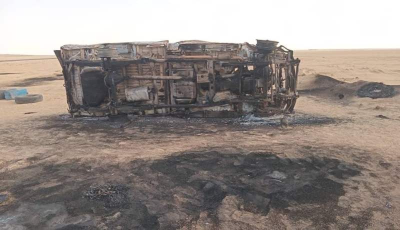 تامنغست.. قتيلان بعد حادث مرور متبوع بحريق