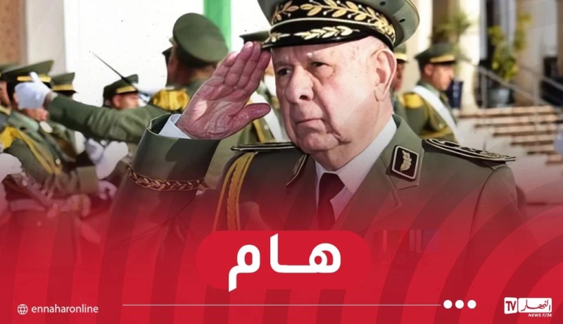 الفريق أول شنقريحة يُشرف على تنفيذ تمرين تكتيكي بالذخيرة الحية