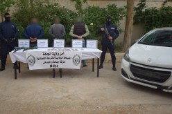 الجلفة.. توقيف 3 أشخاص وحجز مهلوسات، كوكايين وسلاح ناري