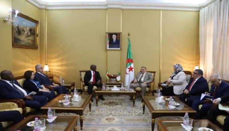 الجزائر وزيمبابوي يبحثان تعزيز التعاون القانوني والقضائي
