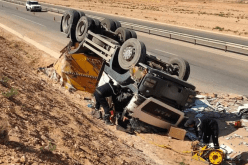 إنقلاب شاحنة في الجلفة ووفاة السائق