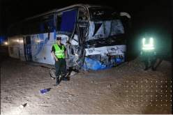 إليزي.. وفاة شخصين وإصابة 9 آخرين في اصطدام بين حافلة وشاحنة