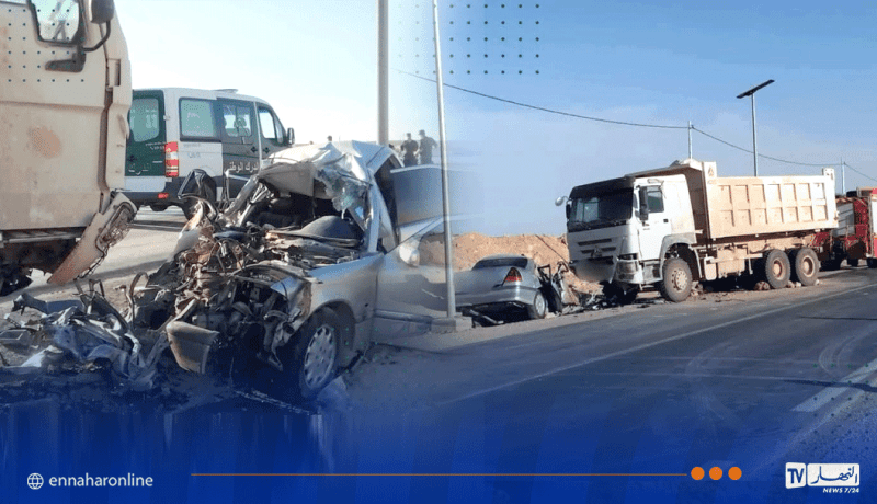 تندوف.. 3 قتلى في اصطدام بين سيارة وشاحنة بوادي الجز