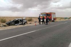 النعامة.. قتيلان وجريحان بعد حادث مرور أليم