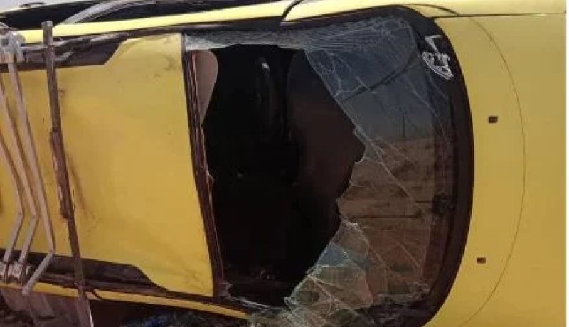 الجلفة: 7 جرحى في حادث انقلاب سيارة للنقل الجماعي بالبيرين