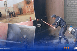 برج باجي مختار .. حريق محول كهربائي بحي المجاهد الشيخ امود