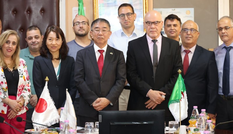 السفير الياباني بالجزائر يزور المندوبية الوطنية للمخاطر الكبرى
