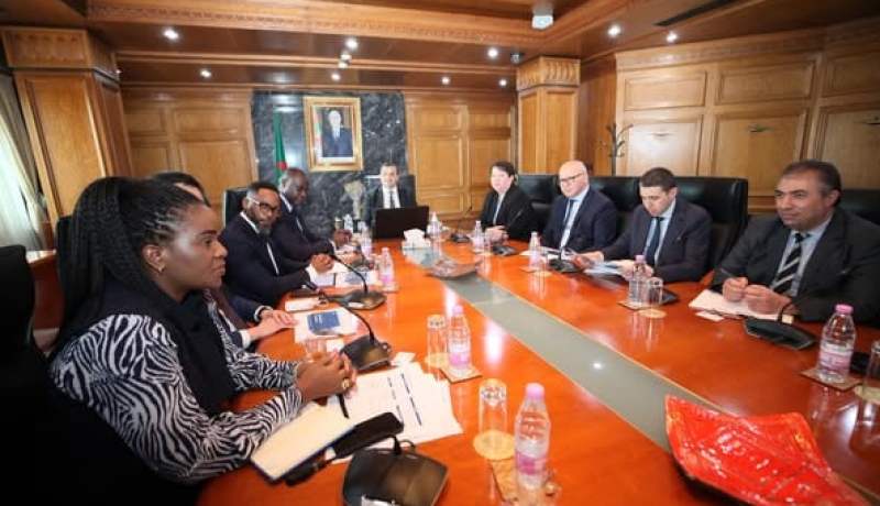 عرقاب يستقبل الرئيس التنفيذي لمؤسسة التمويل الإفريقية