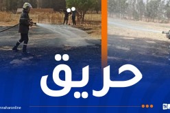النعامة: إندلاع حريق في بقايا محصول زراعي 