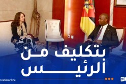 منصوري تُستقبل من طرف الرئيس الموزمبيقي