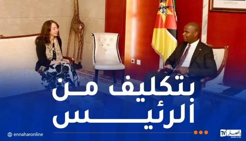 منصوري تُستقبل من طرف الرئيس الموزمبيقي