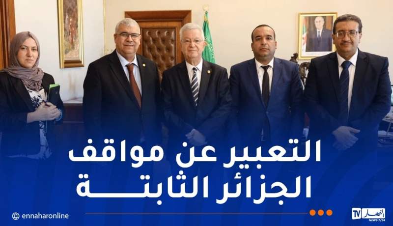 ناصري يجتمع مع الوفد المشارك في اجتماعات اللجان للبرلمان العربي