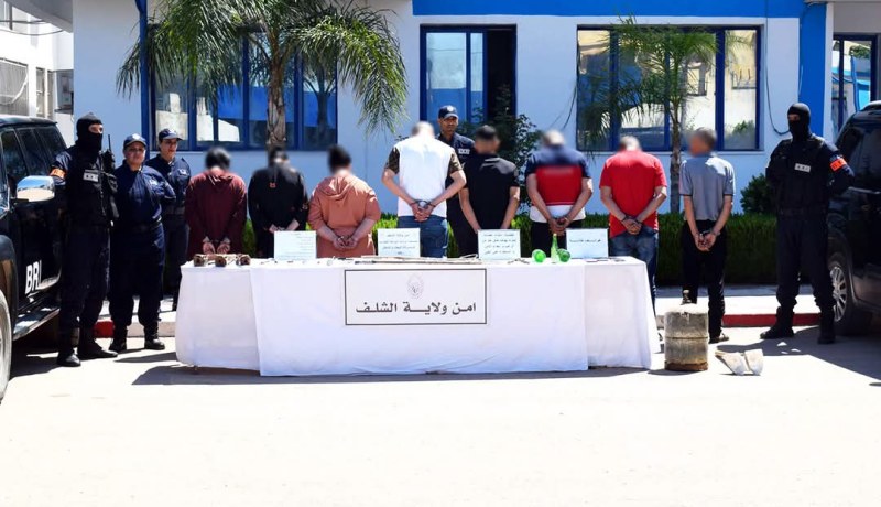 أمن الشلف يُطيح بعصابة أحياء