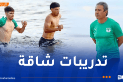 الكوكي يخضع الجزائريين طمين ودغموم لتدريبات شاقة في المصري البورسعيدي