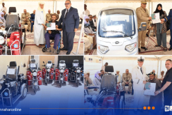 المنيعة.. في إطار إحتفالات الذكرى 63 للإستقلال .. توزيع دراجات نارية على ذوي الإحتياجات الخاصة