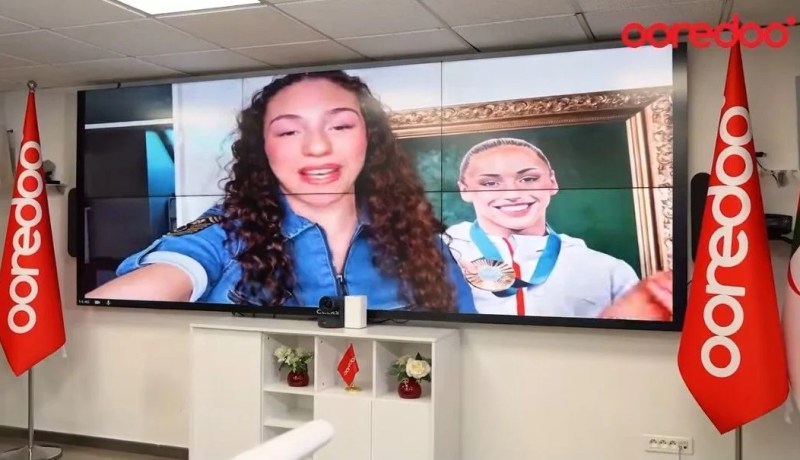 Ooredoo الجزائر تُعيّن البطلة كيليا نمور سفيرة جديدة لعلامتها