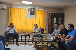 حماد يستقبل وفدًا رفيع المستوى من حكام الكاراتي الدوليين