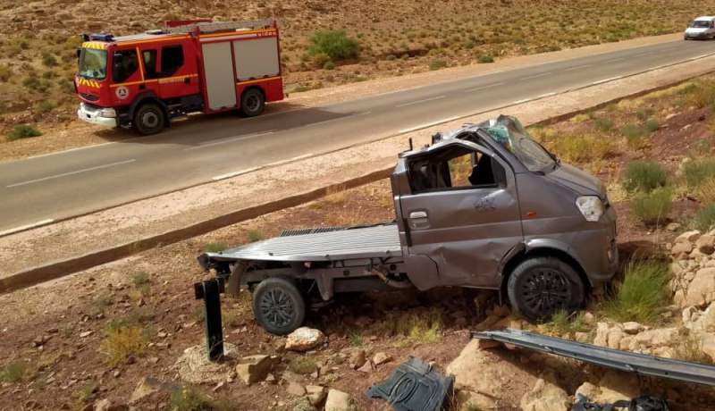 4 ضحايا في حادث مرور بالجلفة