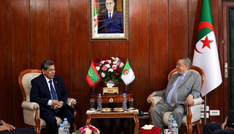 مراد يستقبل الأمين العام لوزارة الداخلية الموريتانية