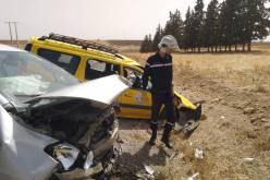 إصابة 8 أشخاص في حادث مرور بتيارت